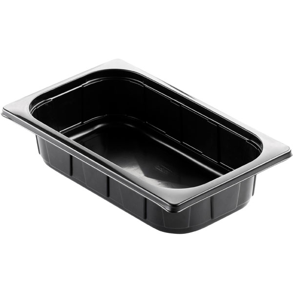 Duni Einweg-Menüschale 1/4 GN 1650 ml schwarz Duni Einweg-Menüschale 1/4 GN 1650 ml schwarz