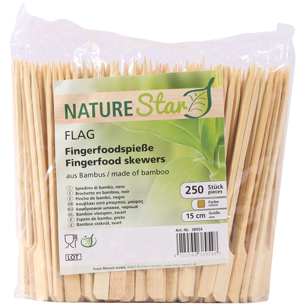 Bambus-Fingerfood-Spieße Flag online kaufen - Verwendung 1