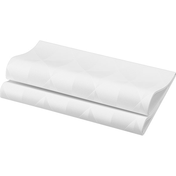 Vorschau: Duni Elegance®-Serviette Crystal 40 x 40 cm Weiß (40 Stück) online kaufen - Verwendung 1