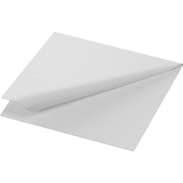 Duni Tissue-Serviette 24 x 24 cm Weiß (300 Stück) online kaufen - Verwendung 2
