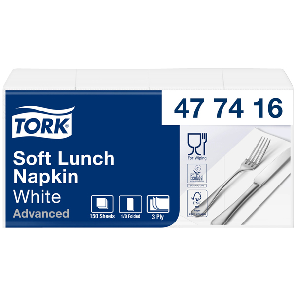 Tork Soft 33 x 33 cm - Uni