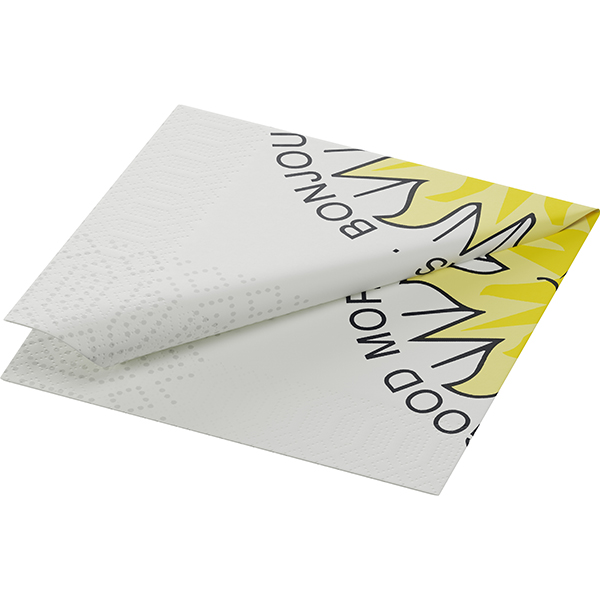Duni Tissue-Serviette 24 x 24 cm Guten Morgen (250 Stück) online kaufen - Verwendung 2