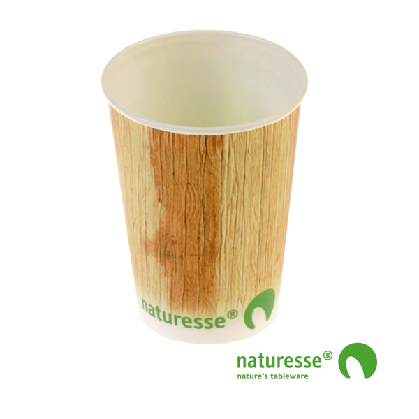 Kartonbecher 8oz/200ml Motiv: Palmblatt Kartonbecher 8oz/200ml Motiv: Palmblatt