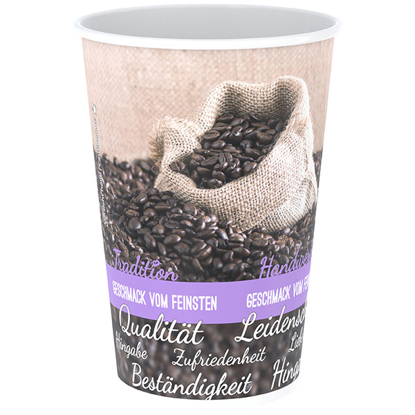 100 Deckel geriffelt Einwegbecher Hei/ße Getr/änke Becher BAMI Kaffeebecher Riffelbecher 100 R/ührst/äbchen | 100 Becher Schwarz doppelwandig 0,3l // 12oz