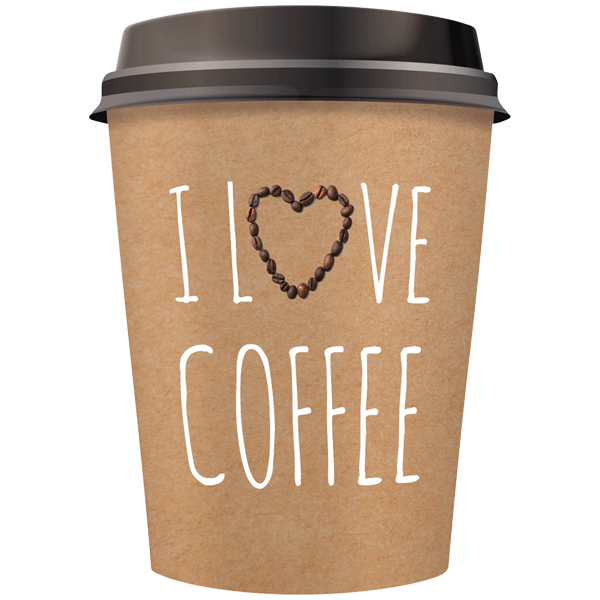 Coffee-Cup "I love Coffee" Coffee-Cup "I love Coffee"