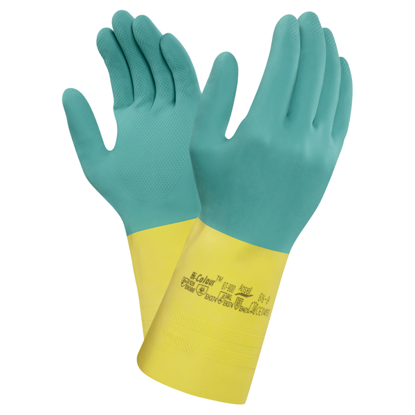 Ansell Bi-Colour™Chemikalien-& Flüssigkeitsschutz Gr.10 online kaufen - Verwendung 1