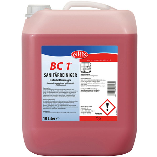 BC1 Sanitärreiniger RK-gelistet BC1 Sanitärreiniger RK-gelistet
