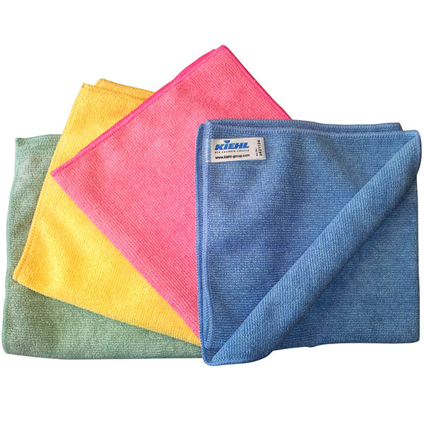 Kiehl HQ Allround Microfasertuch 40 x 40 cm in grün Produktbild 1 Kiehl HQ Allround Microfasertuch 40 x 40 cm in grün online kaufen - Verwendung 1