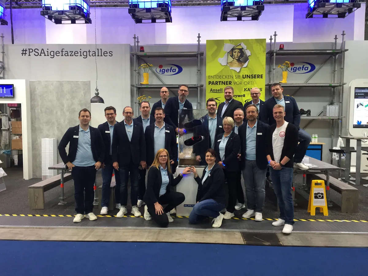 Kleine A+A Team Standbesetzung