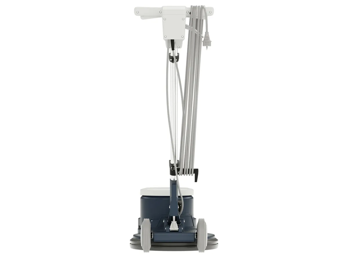 Einscheibenmaschine bluematic SD 43 DUO von hinten
