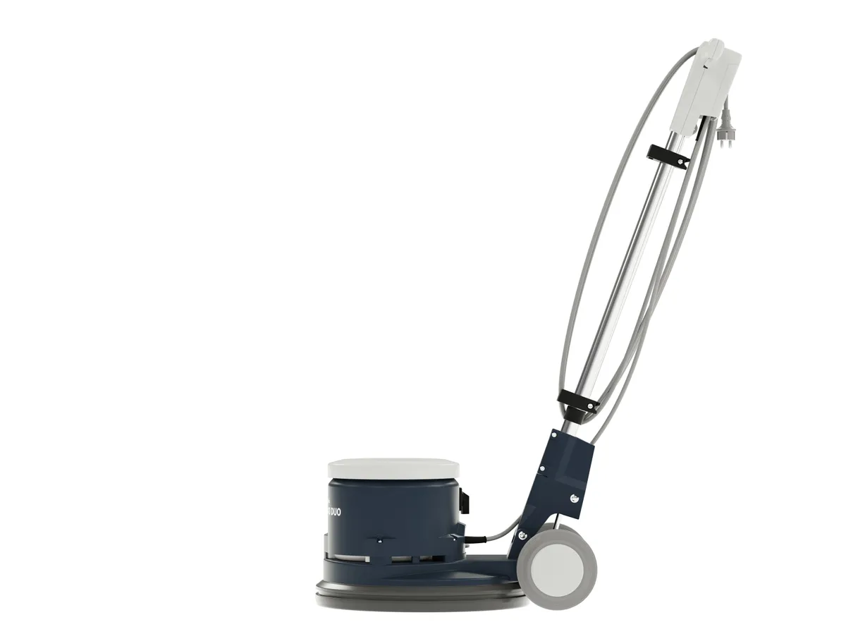 Einscheibenmaschine bluematic SD 43 DUO von links