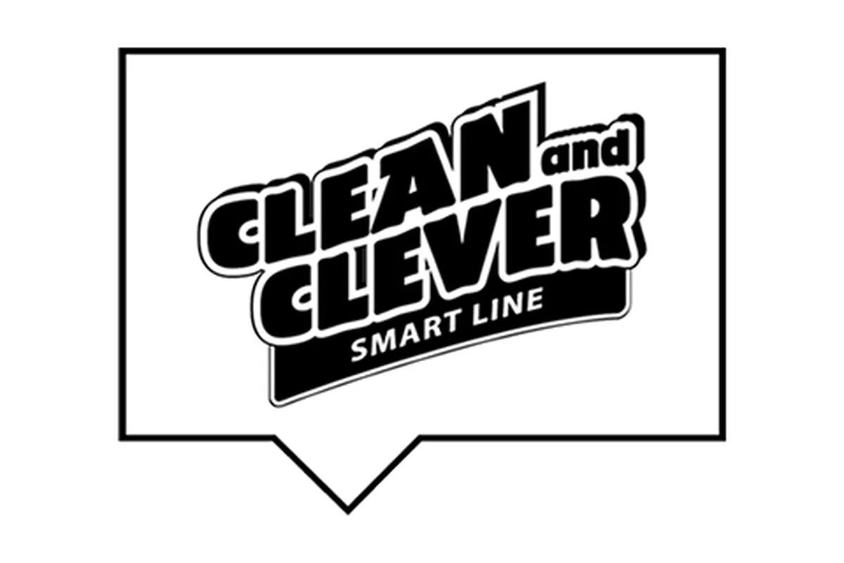 Logo CLEAN and CLEVER Smart Line in Sprechblase